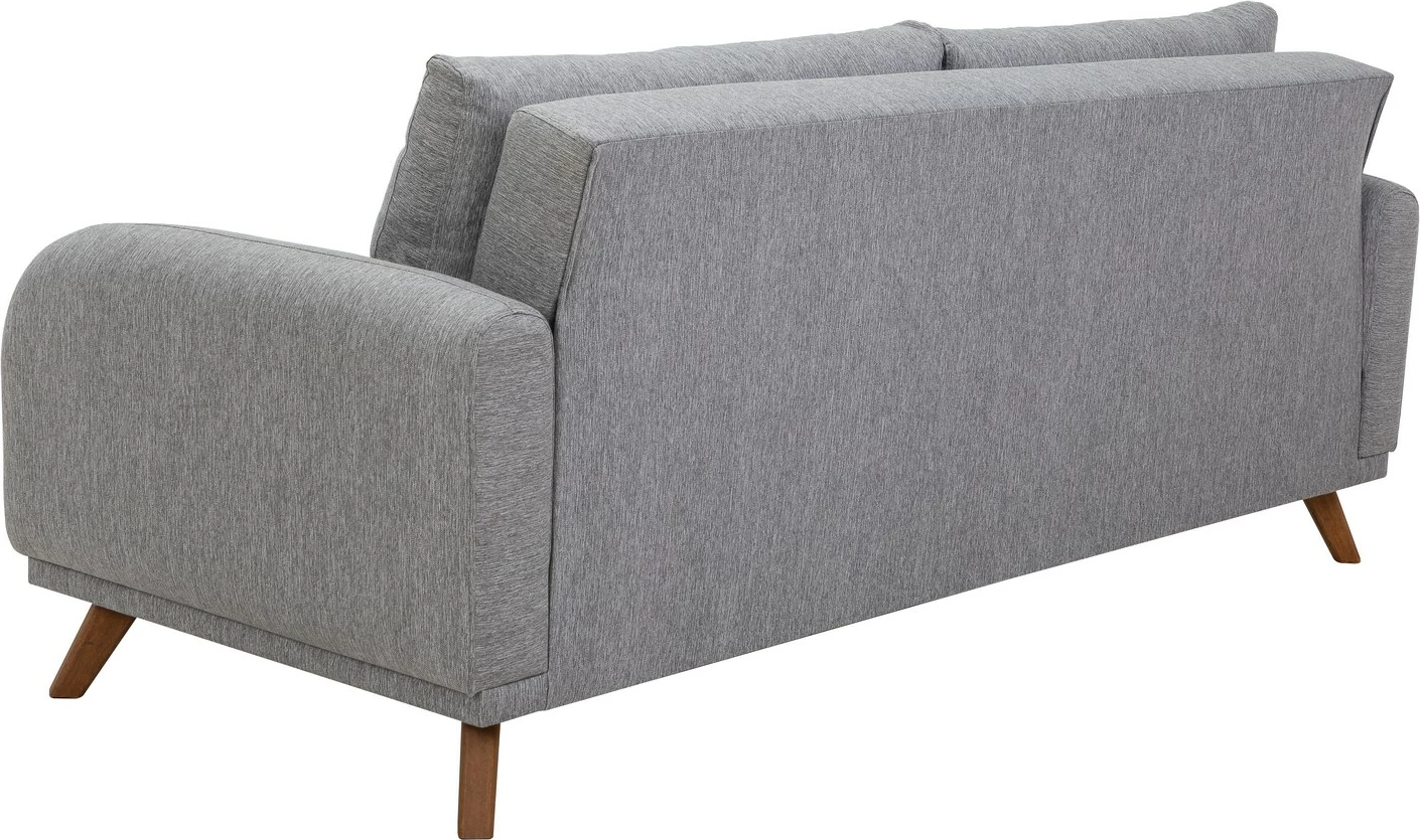 Divan-krevat 3 vendësh Hera, ngjyrë gri