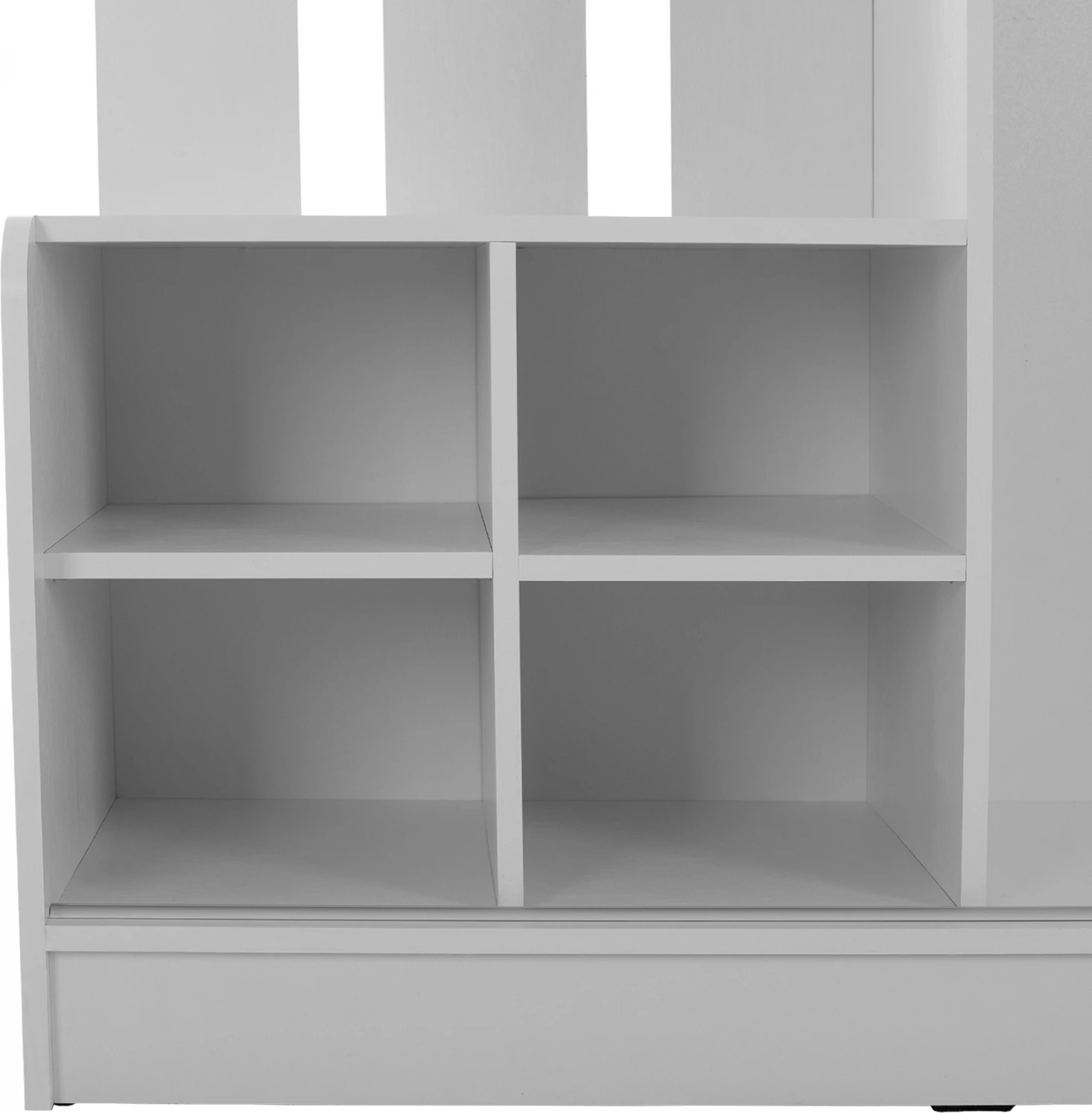 Mobilje për hyrje me dollap rrëshqitës dhe pasqyrë, DULCE, ngjyrë e bardhë, FH2424.03, 118x45x210 cm