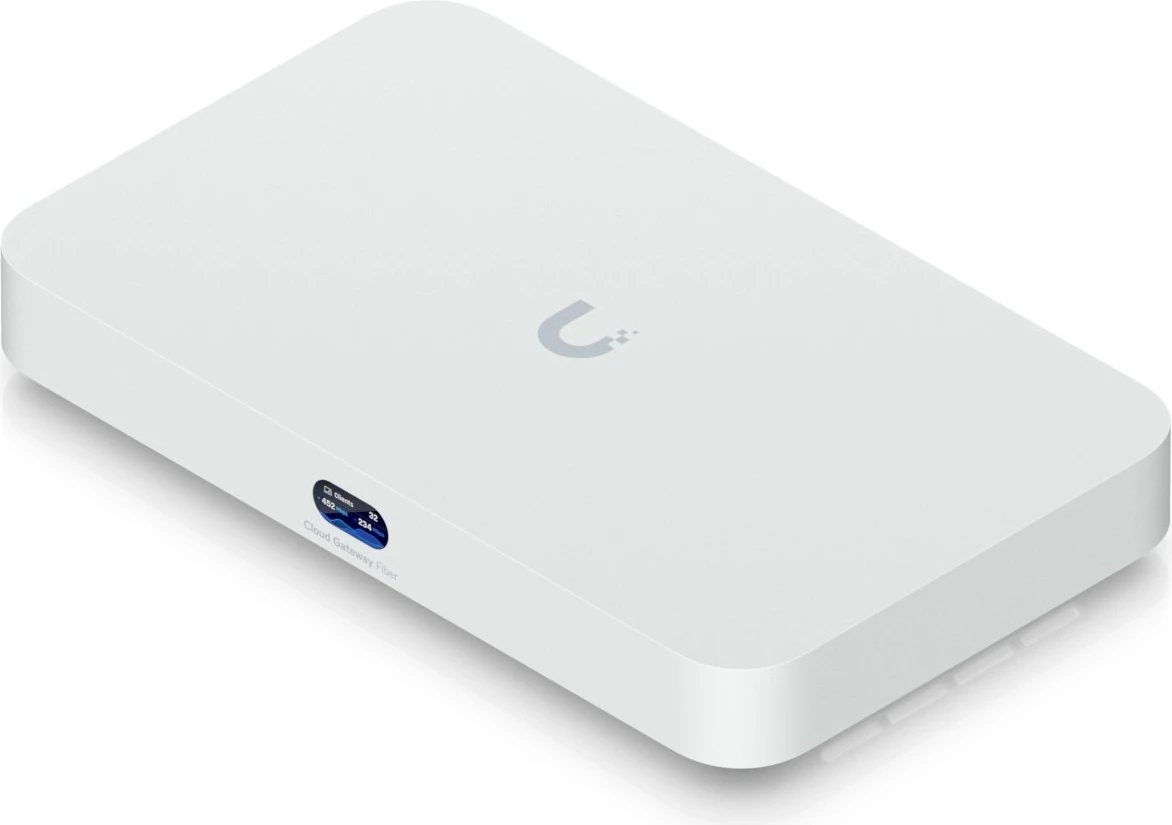 Router Ubiquiti Unifi Cloud Gateway Fiber, 4x2.5G, 1x10G, 2xSFP+, PoE+, i bardhë
