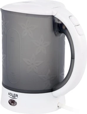 Çajnik elektrik Adler AD 1268, 0.6 L, Gri, 600 W