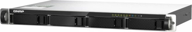 Server NAS rack QNAP TS-435XeU-4G, 4-bay (4x SATA), 4GB DDR4, 2x10GbE SFP+ + 2x2.5GbE, 2x M.2 NVMe, 1U, zi/hiri