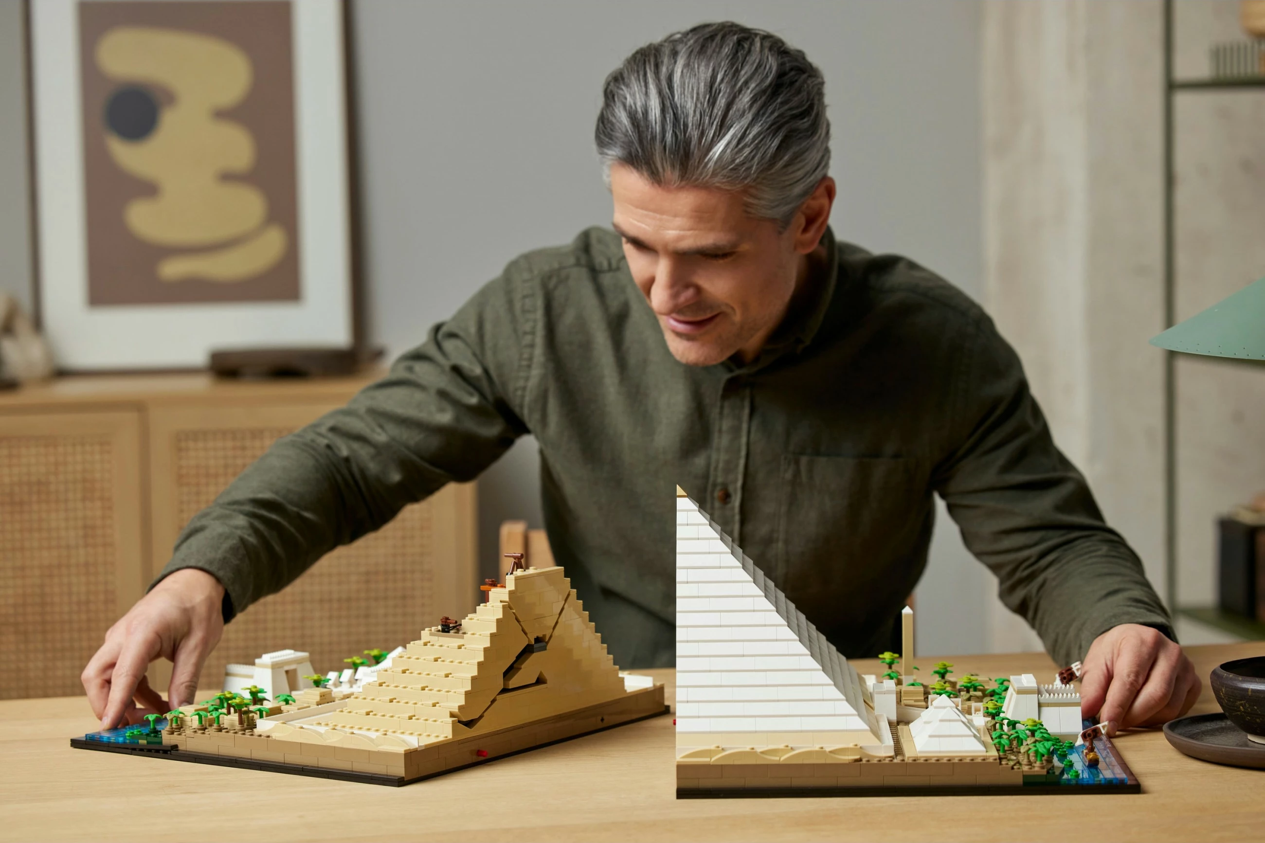 Set ndërtimi LEGO Architecture Great Pyramid of Giza, 1476 pjesë, Multikolor