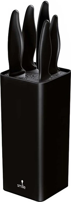 Set i thikave Smile SNS-6, 6 copë, ngjyrë e zezë