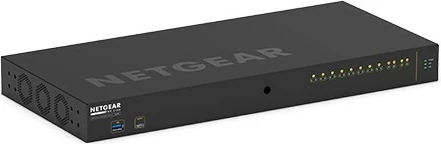 Switch NETGEAR M4250 12-P AV Line POE+, 10 porte Gigabit, rackmount, i zi
