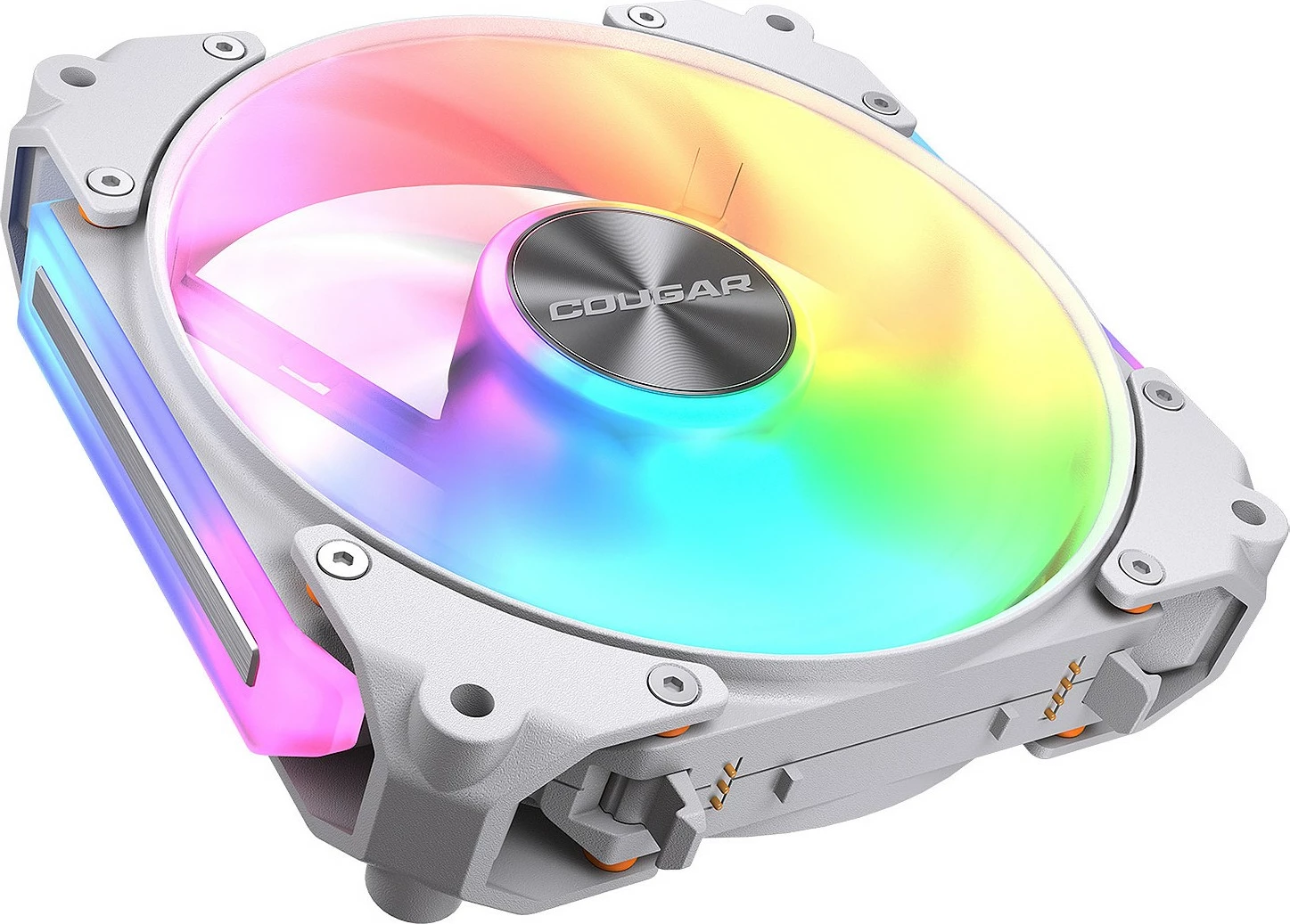 Ventilator kase Cougar Apolar 120 ARGB, 3 copë, i bardhë