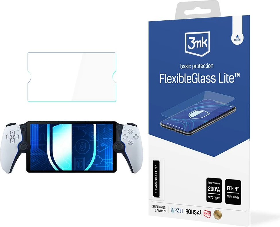 Xham hibrid mbrojtës 3mk FlexibleGlass Lite për Sony PlayStation Portal