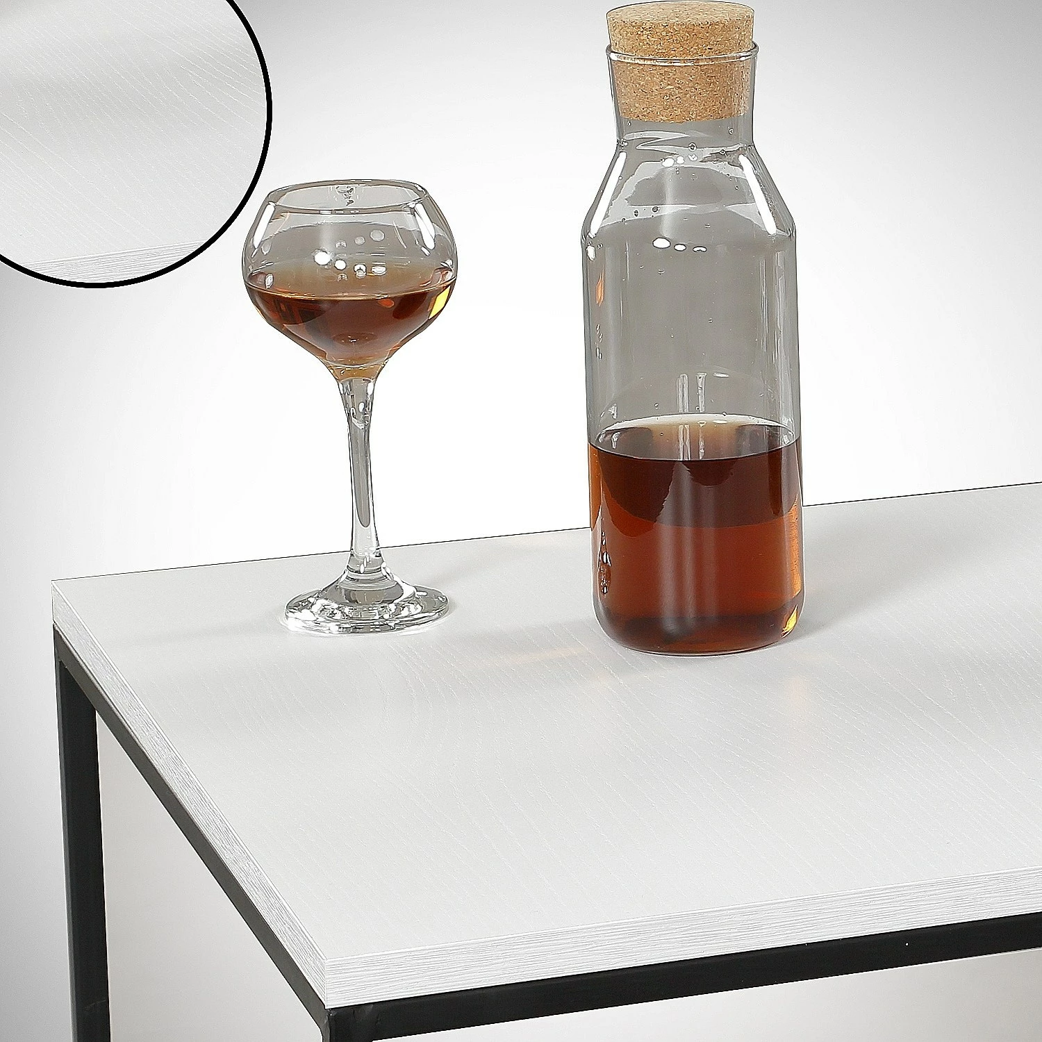 Tavolinë kafeje Hanah Home, Cosco, e bardhë