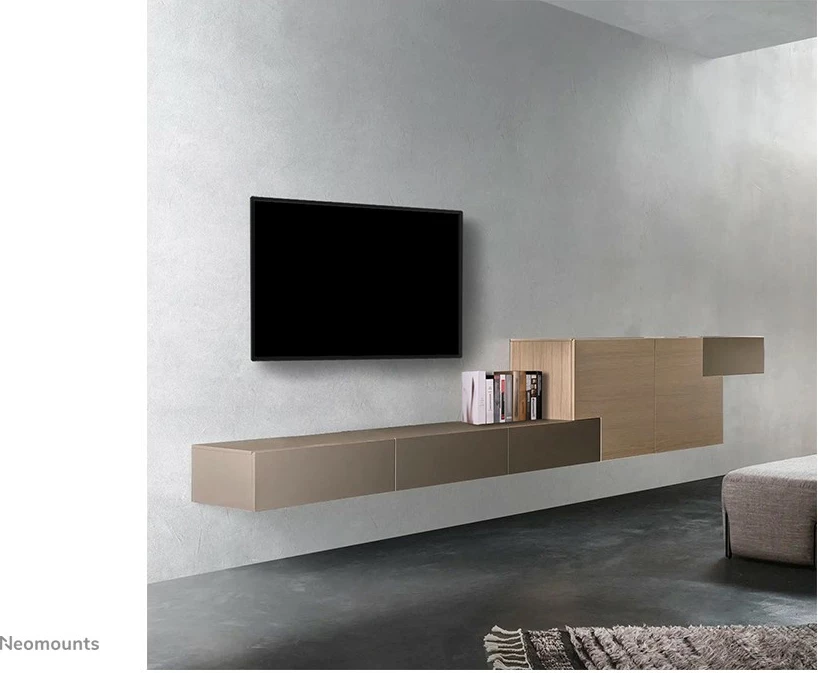 Mbajtës muri për TV Newstar WL30S-850BL14, fiks, 32-75 inç, çelik, i zi