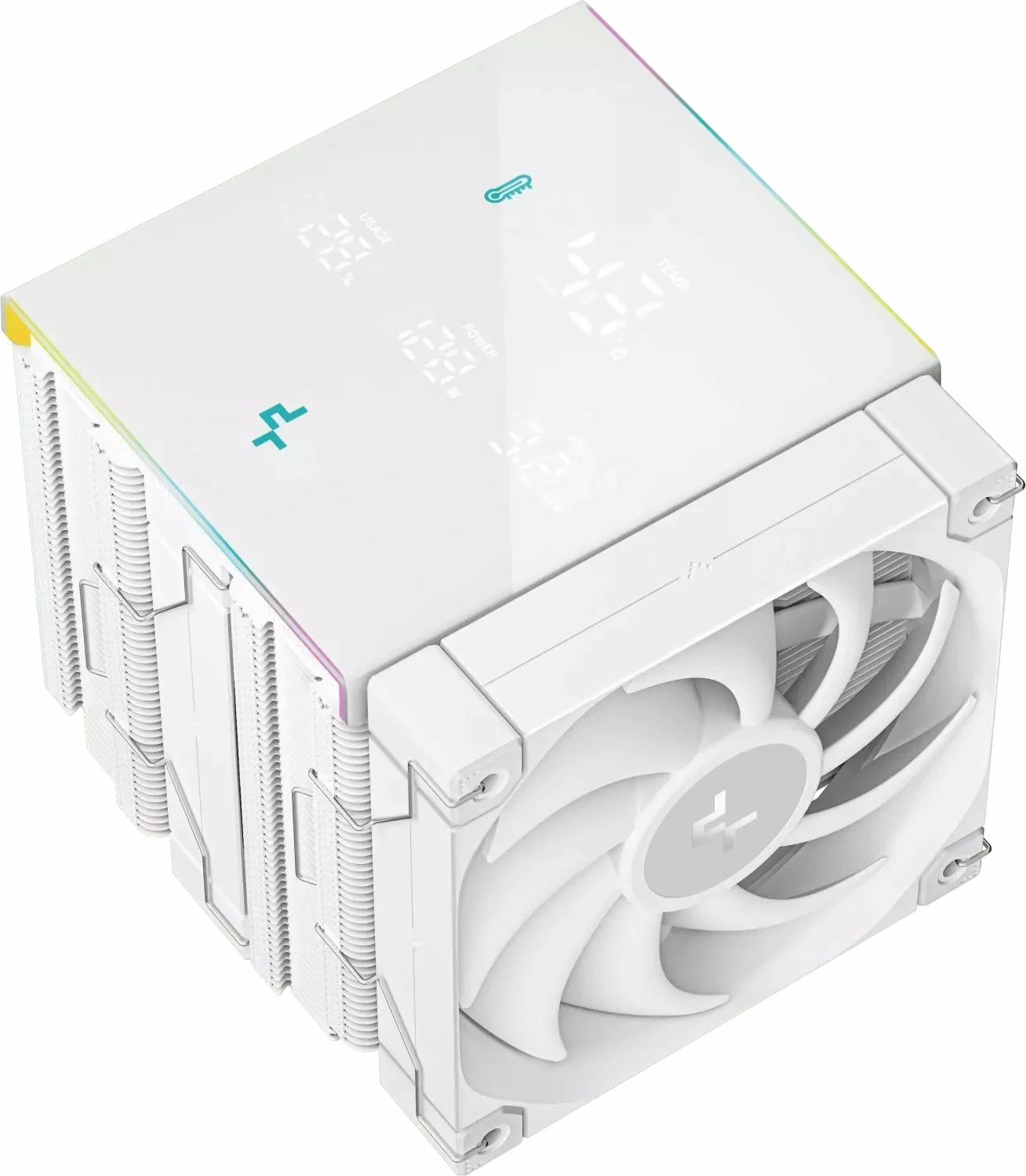Ftohës CPU Deepcool AK620 Digital Pro R-AK620-WHAPMN-G 2x120mm ARGB i bardhë