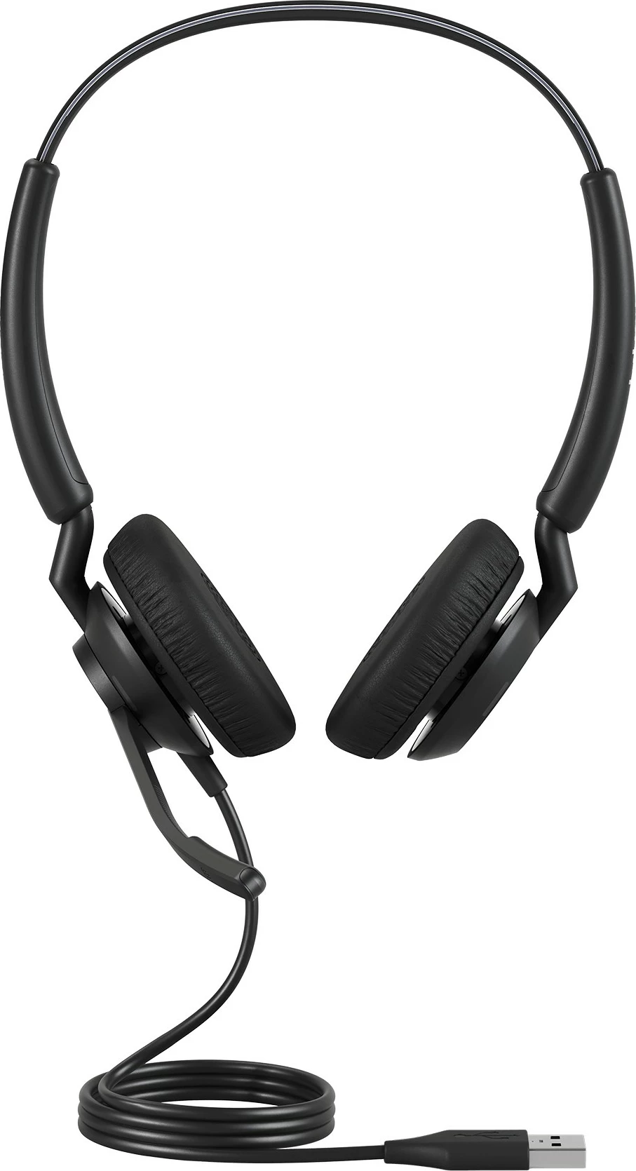 Kufje Jabra Engage 40 Inline Link, Stereo, USB-C/USB-A, binaural, e zezë