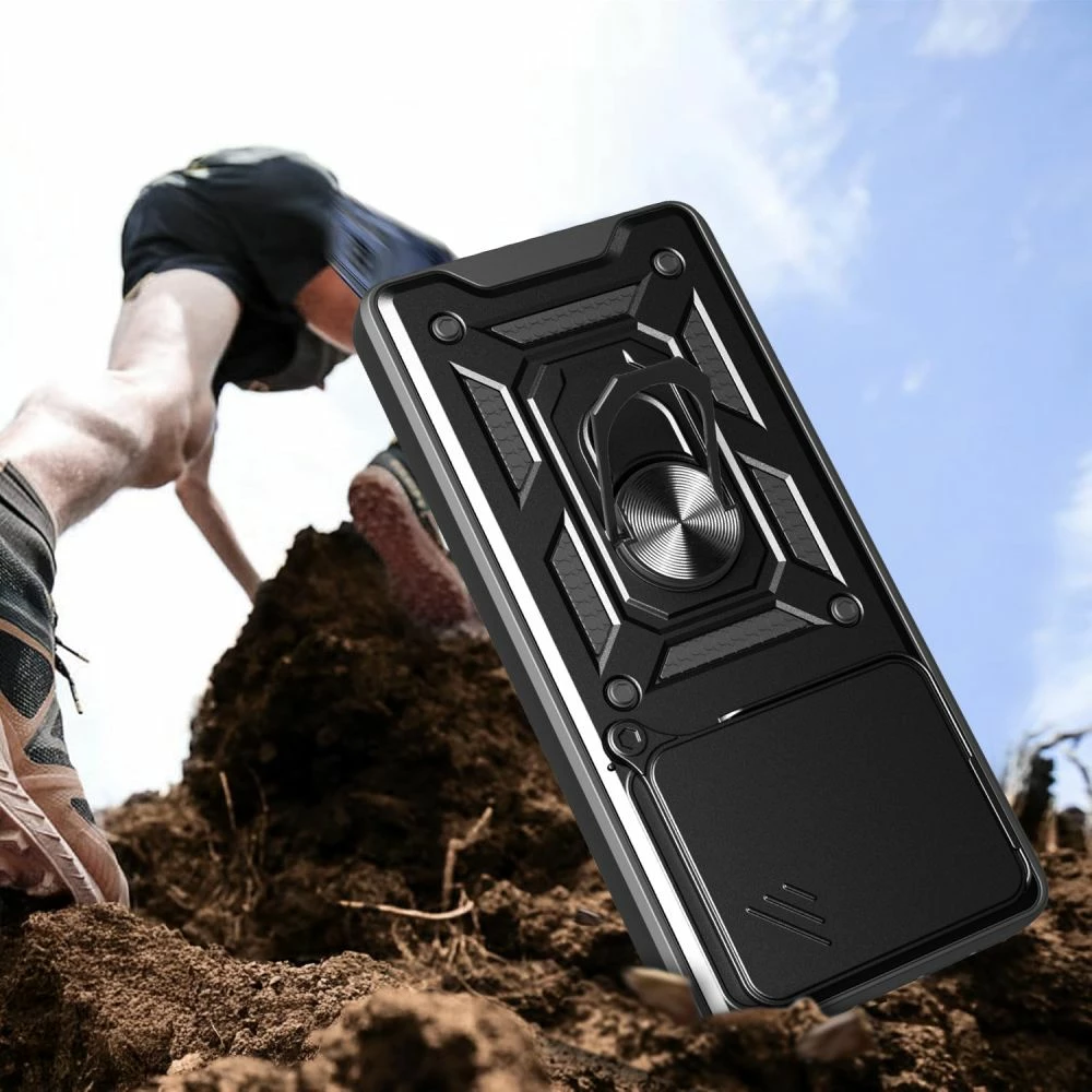 Mbështjellës Tech-Protect CamShield Pro për Xiaomi Redmi Note 14 4G, i zi matte