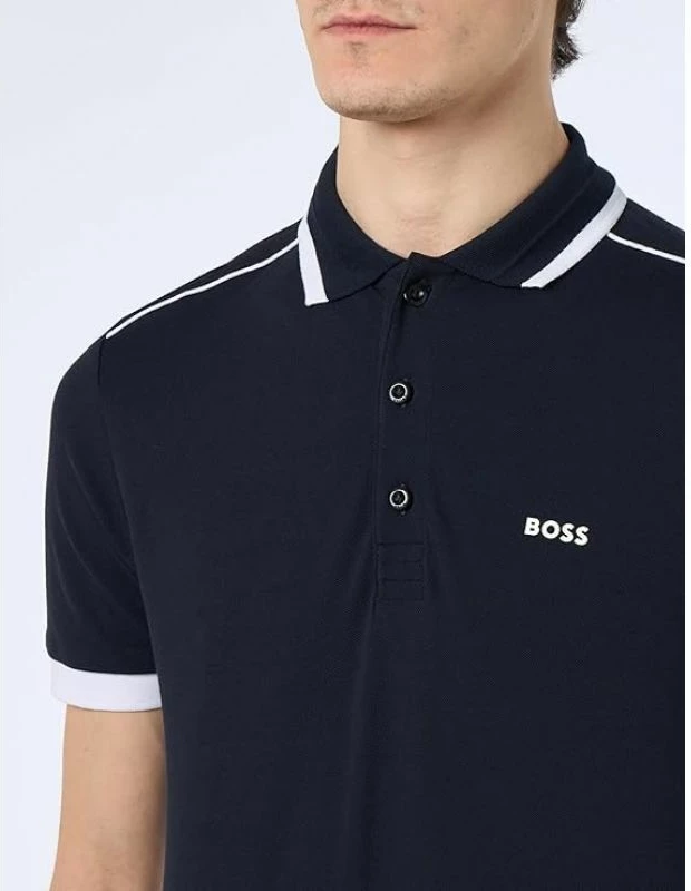 Maicë polo Boss meshkuj, blu