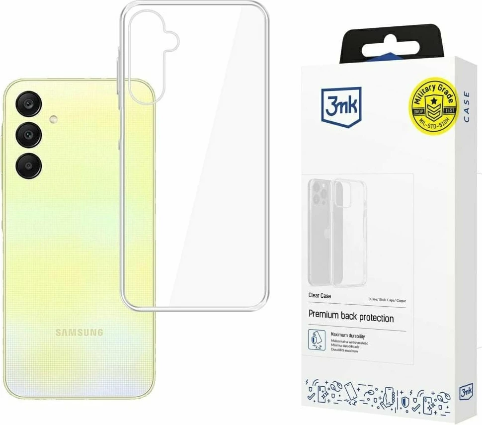 Mbështjellës 3MK Clear Case për Samsung Galaxy A26 5G, TPU, transparent