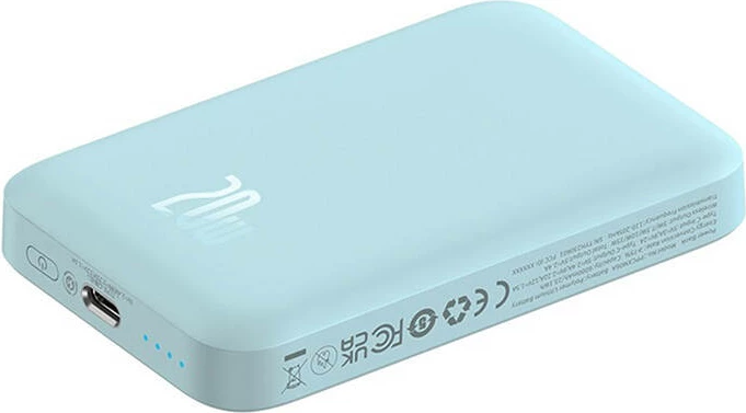 Powerbank Baseus Magnetic Mini 6000 mAh 20W, blu