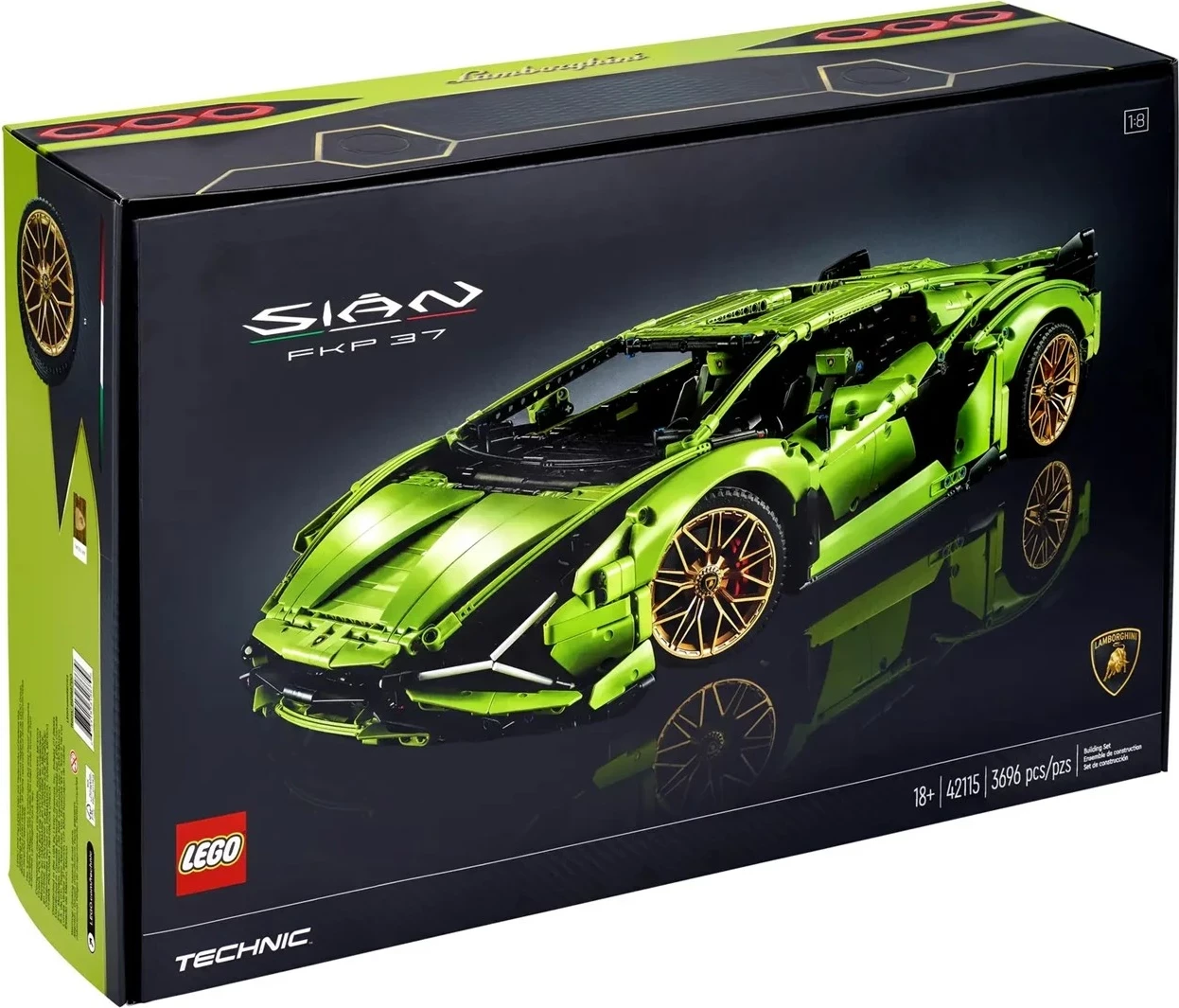 Set LEGO Technic Lamborghini Sián FKP 37