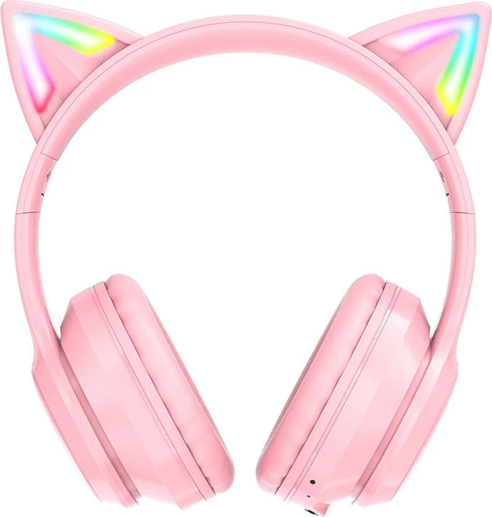 Kufje gaming ONIKUMA B90 me mikrofon, Bluetooth 5.0, RGB, Rozë