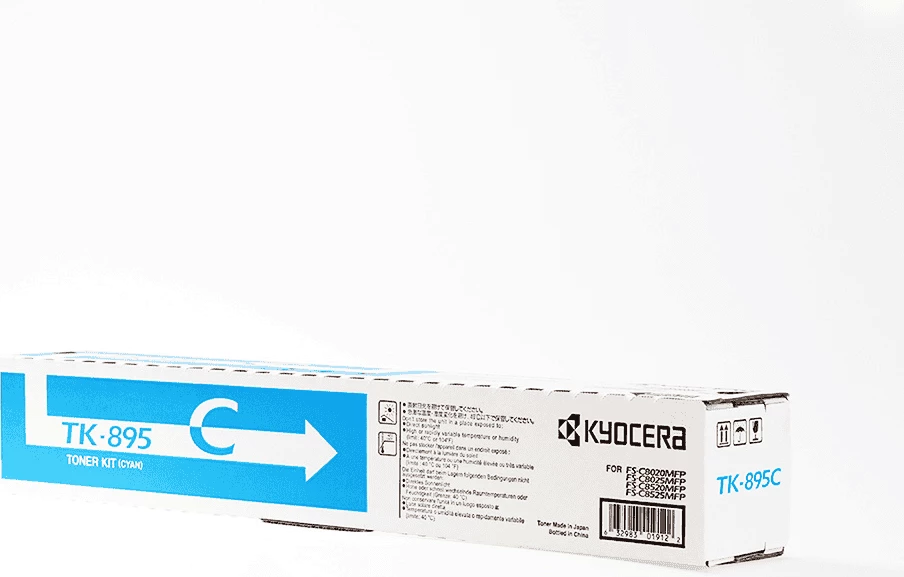 Toner, Kyocera TK-895C 1T02K0CNL0, deri 6000 faqe, cyan