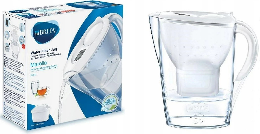 Ibrik filtri për ujë BRITA Marella me Maxtra Pro PP, 2.4L, grafit