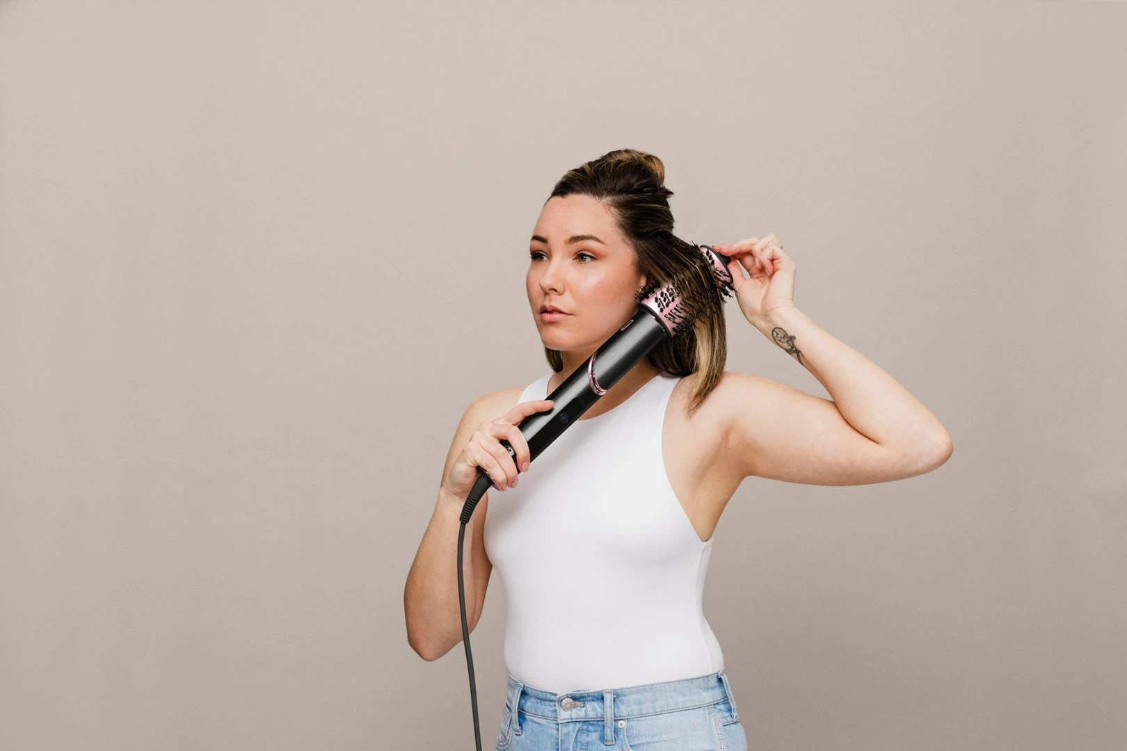 Stiluese për flokë Shark FlexStyle HD424EU, Warm Black, Rose gold