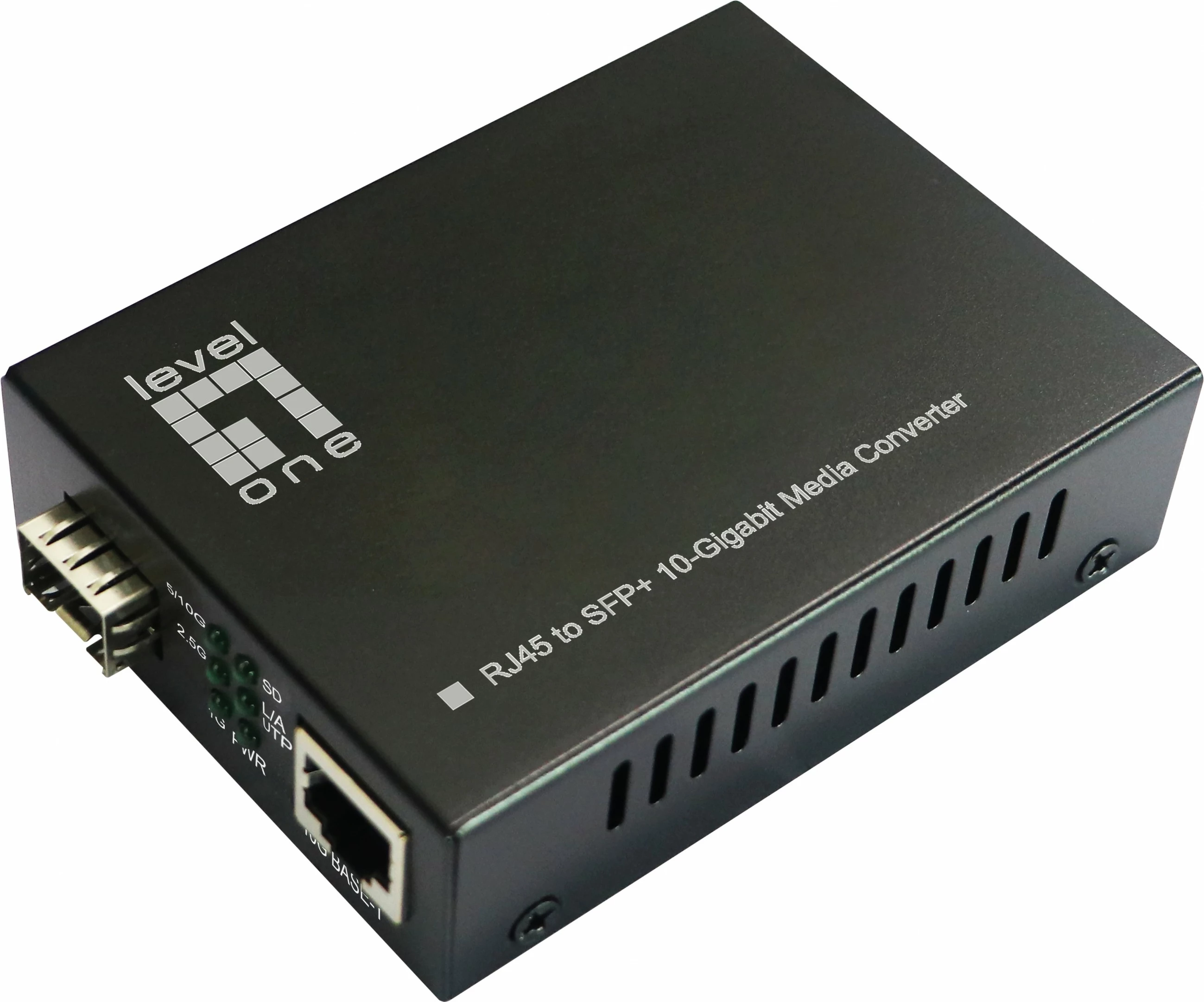 Konvertues rrjeti Level One GVT-2051, 10GBit, RJ45 në SFP+, i zi