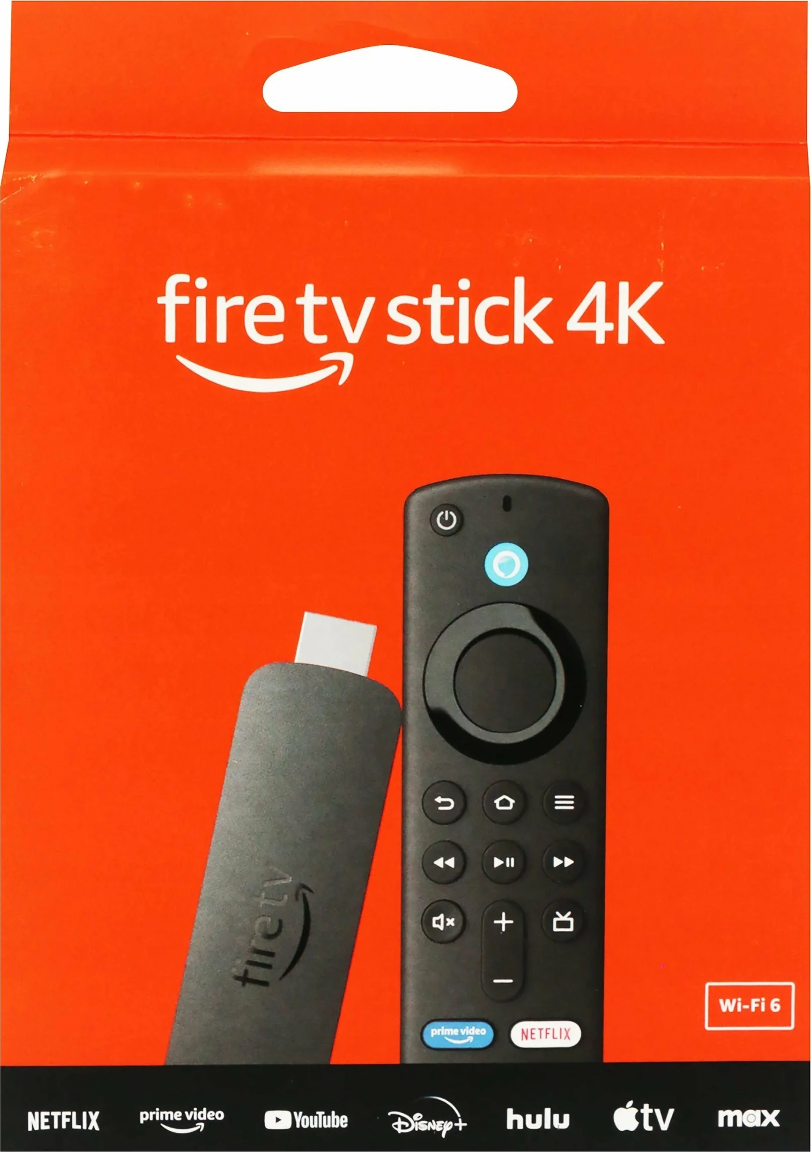 TV Stick Amazon Fire TV Stick 4K (2024) 8GB Wi‑Fi 6, e zezë, me telekomandë