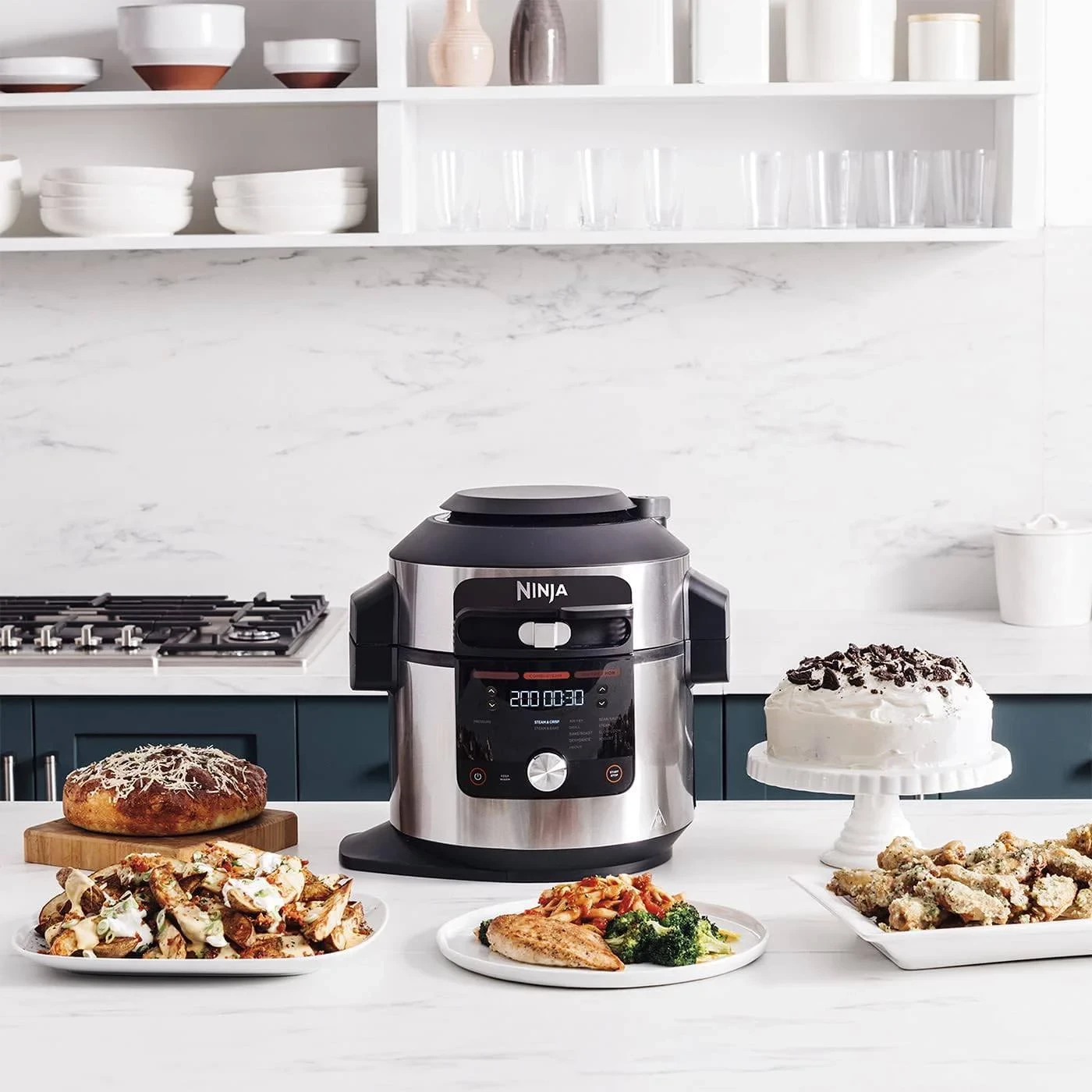 tenxhere multifunksionale Ninja Foodi MAX OL650EU 12-në-1 7.5L 1760W, çelik inox