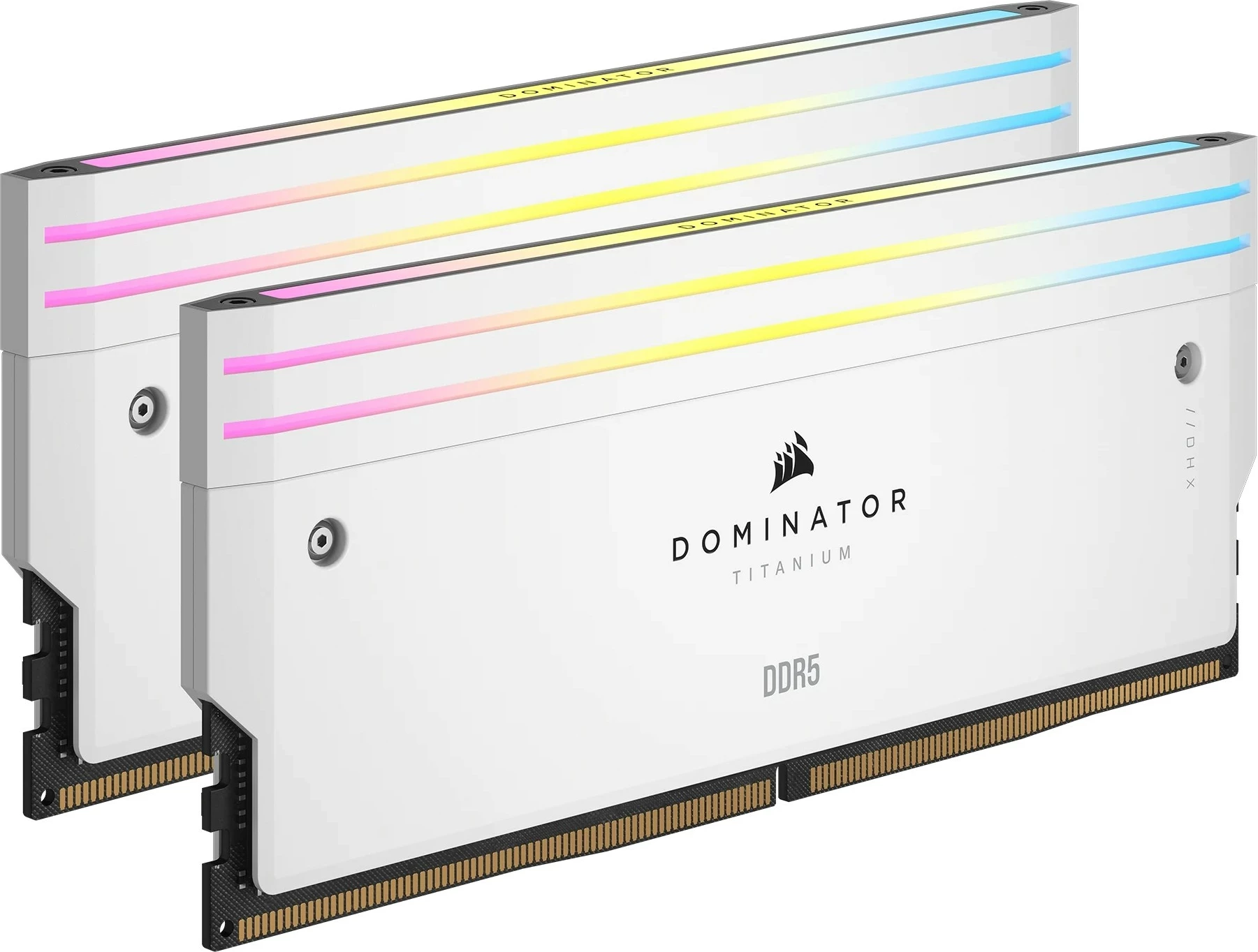 RAM Memorje Corsair Dominator Titanium RGB 64GB (2x32GB) DDR5 6000MHz, e bardhë