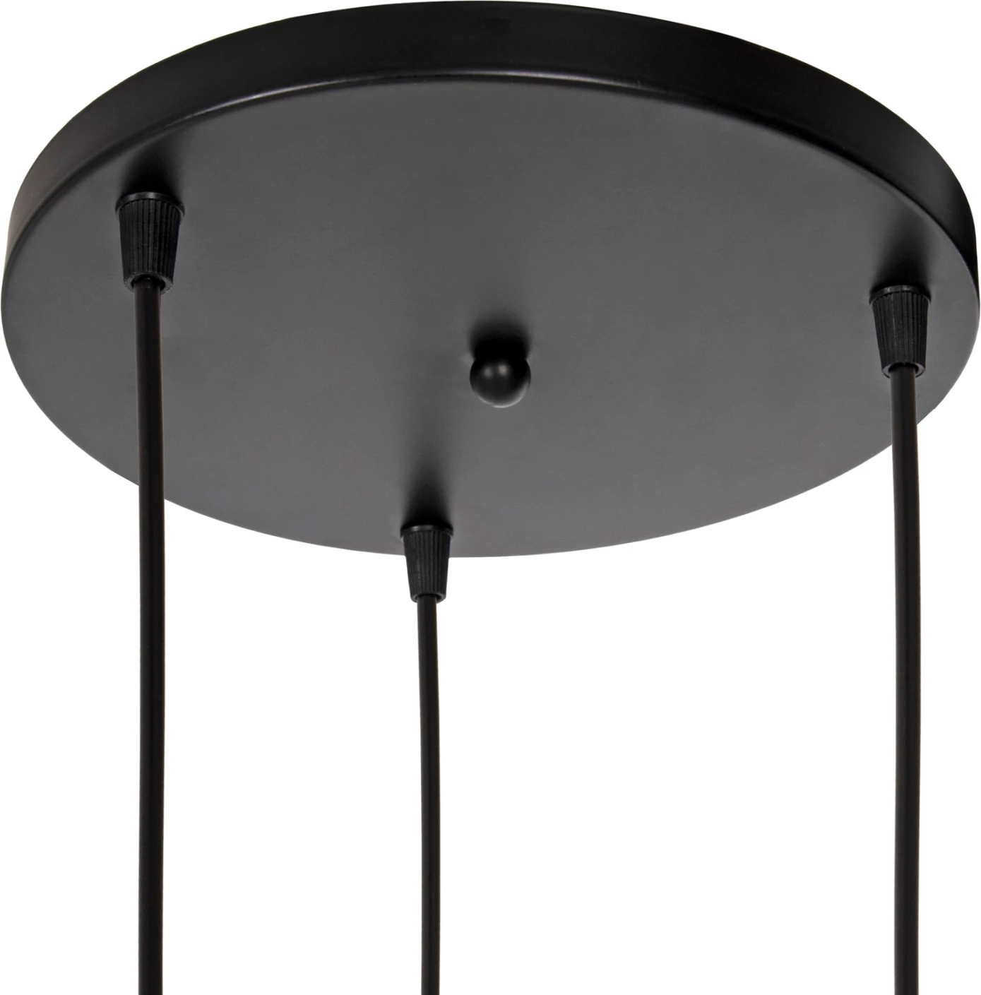 Llampë varëse tavani, FH4041, 3-drita, metal i zi, 25x22x123Hcm