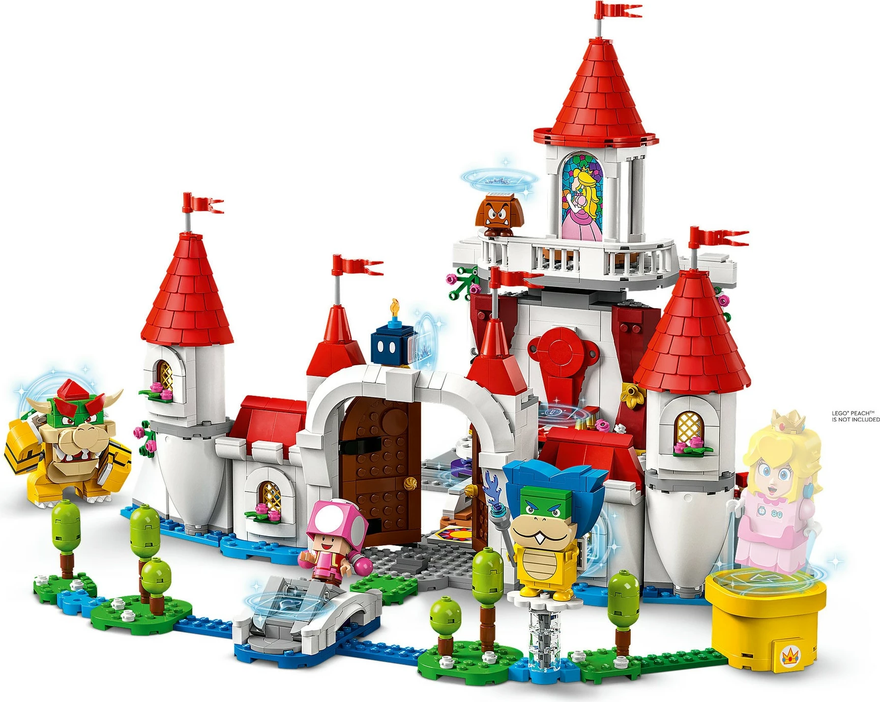 Set ndërtimi LEGO Super Mario Peach’s Castle, 1216 pjesë, shumëngjyrësh