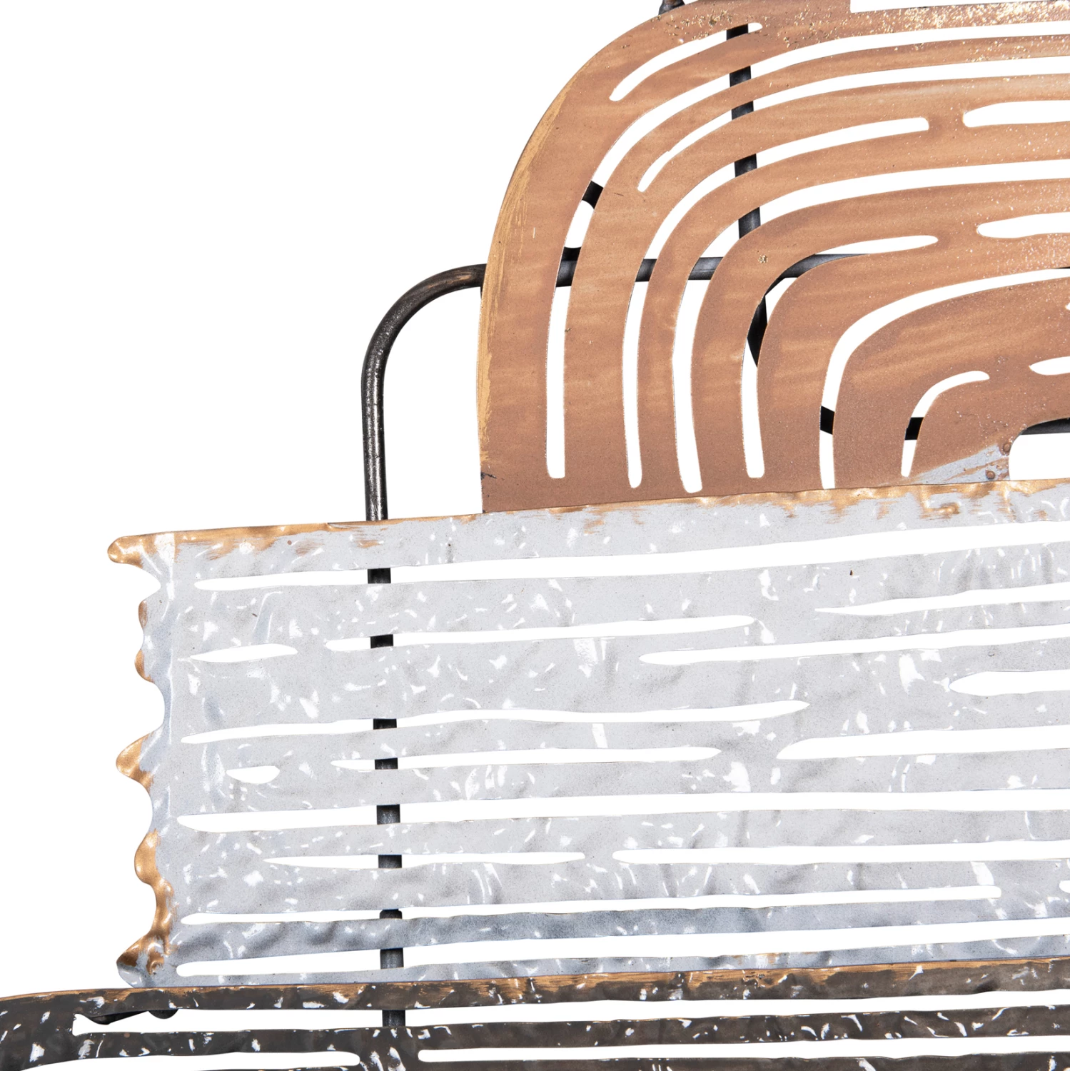 Dekor për mur FH4206 metalik në ngjyra të ndryshme 58x4x109 cm