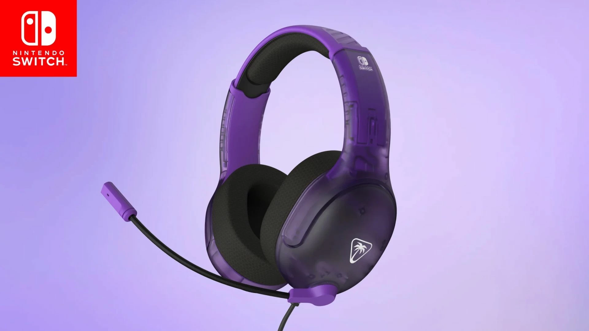 Kufje me kabllo Turtle Beach Airlite Fit 40mm, 3.5mm, për Nintendo Switch, vjollcë