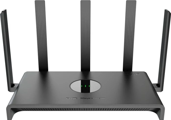 Router Ruijie RG-EW3000GX PRO, Wi-Fi 6, Dual-Band, 256 MB Flash, 3 Antena, E zezë