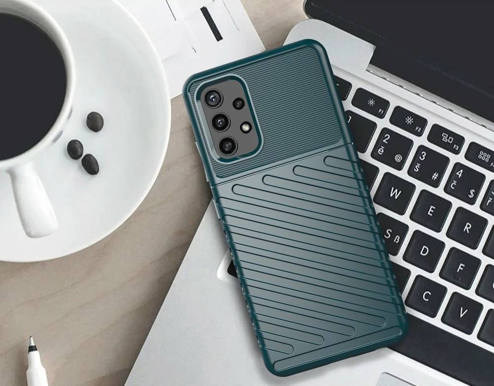 Mbështjellës Hurtel Thunder Case për Nokia 5.4, TPU, blu