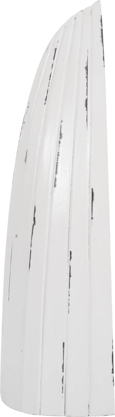 Raft vertikal për shishe, formë anije, dru mahogany, FH9494, 55x30x195H cm