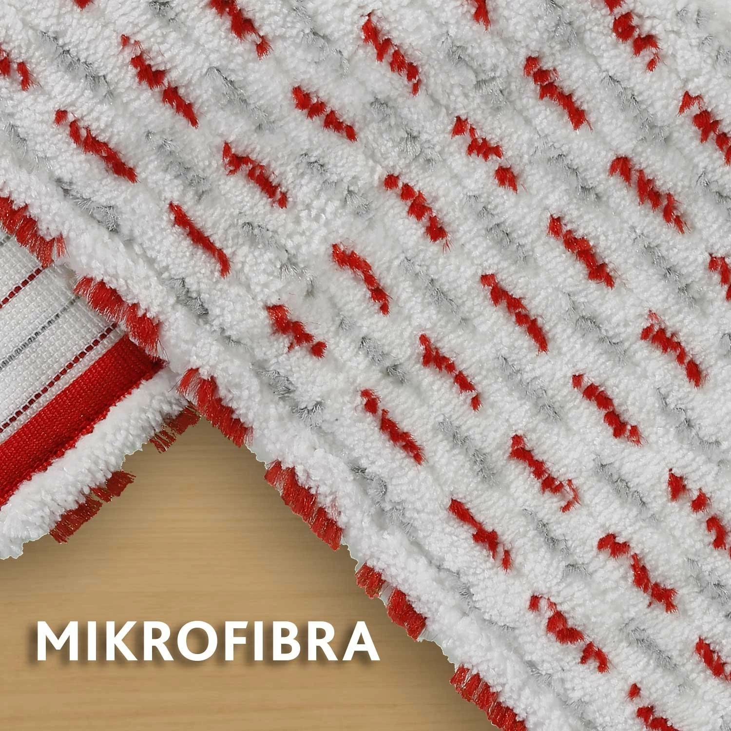 Insert për mop Vileda Ultramax 155747, mikrofibër 2në1, 1x, e bardhë/kuqe