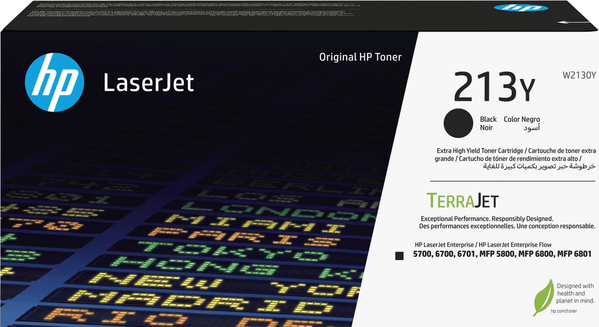 Toner HP 213Y W2130Y rendiment 18000 faqe, standard, e zezë