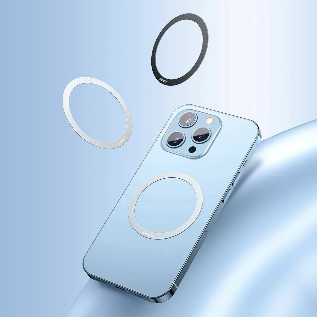 Unazë magnetike Baseus Halo MagSafe PCCH000001, 2 copë, e zezë