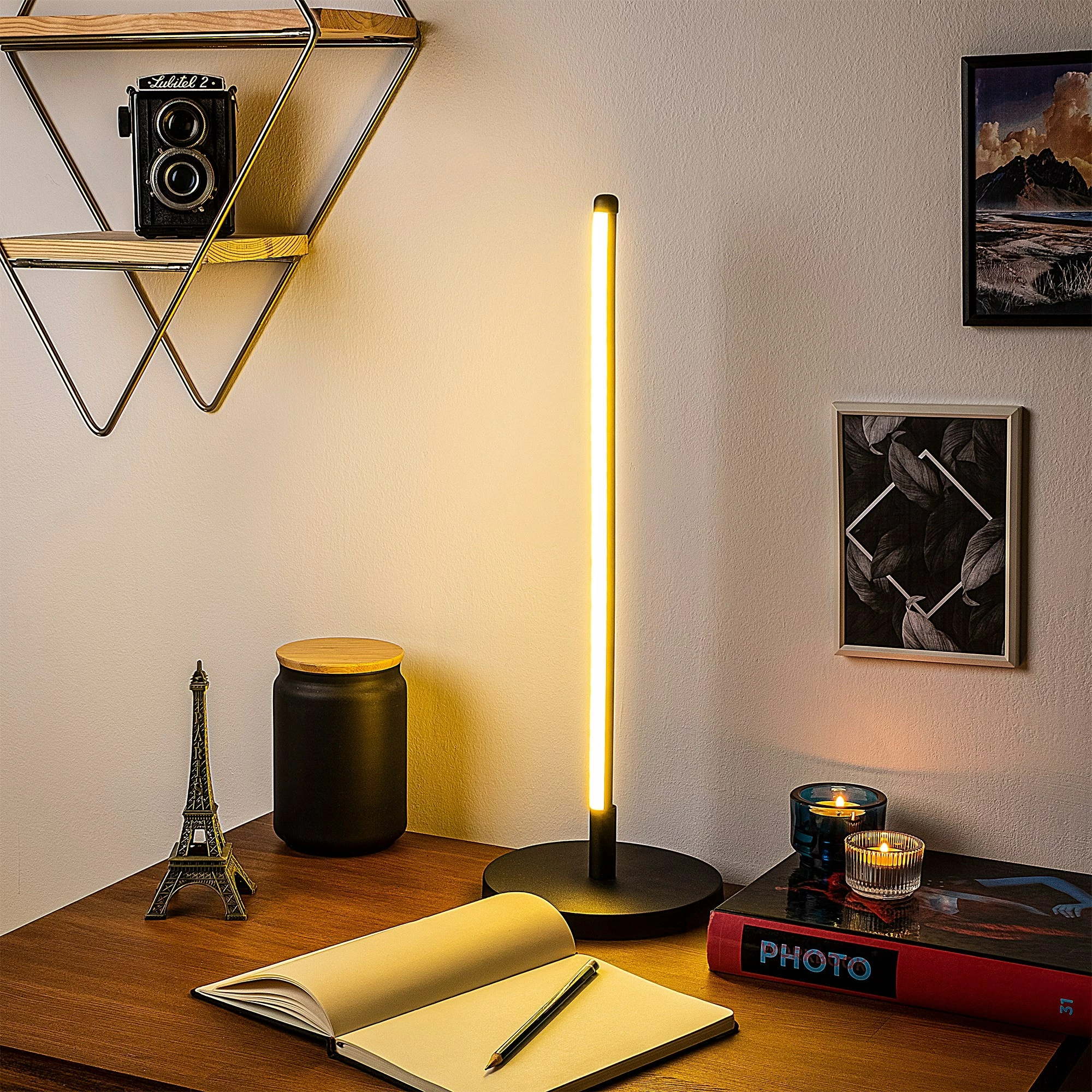 Llambë tavoline Opviq, Only - 13315, ngjyrë e zezë