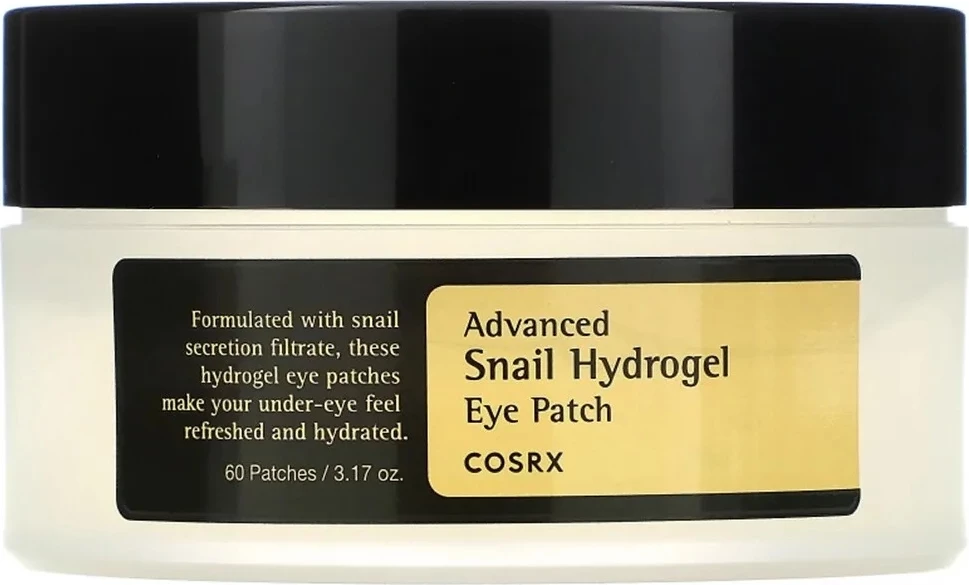 Patches për sy COSRX Advanced Snail Hydrogel Eye Patch për femra, 60 copë