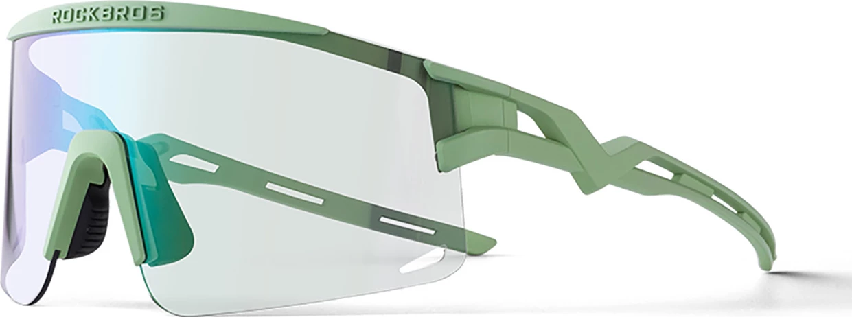 Syze sportive Rockbros 14110023001 me lente fotokromike, insert optik, jeshile