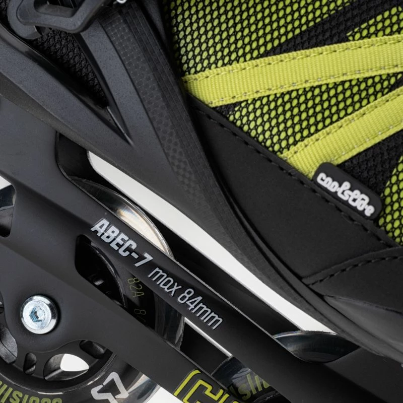 Atlete për meshkuj Coolslide, të zeza dhe jeshile