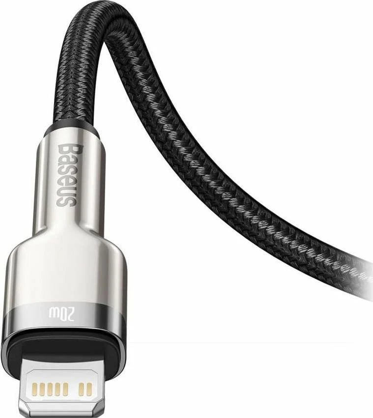 Kabl USB Baseus USB-C në Lightning CATLJK-A01 1 m i zi