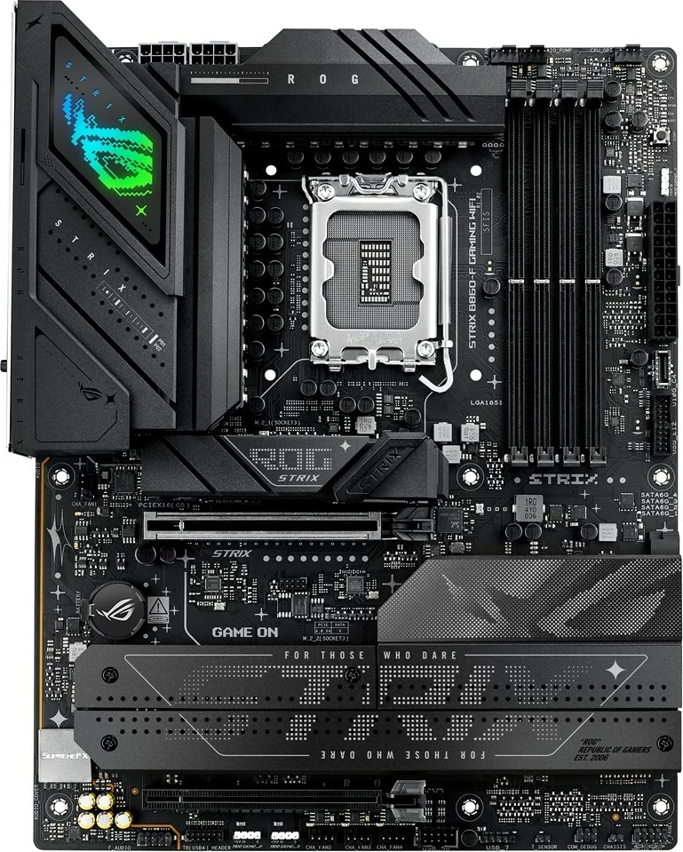 Pllakë amë ASUS ROG STRIX B860-F GAMING WIFI, Socket LGA 1851, ATX, Multicolour