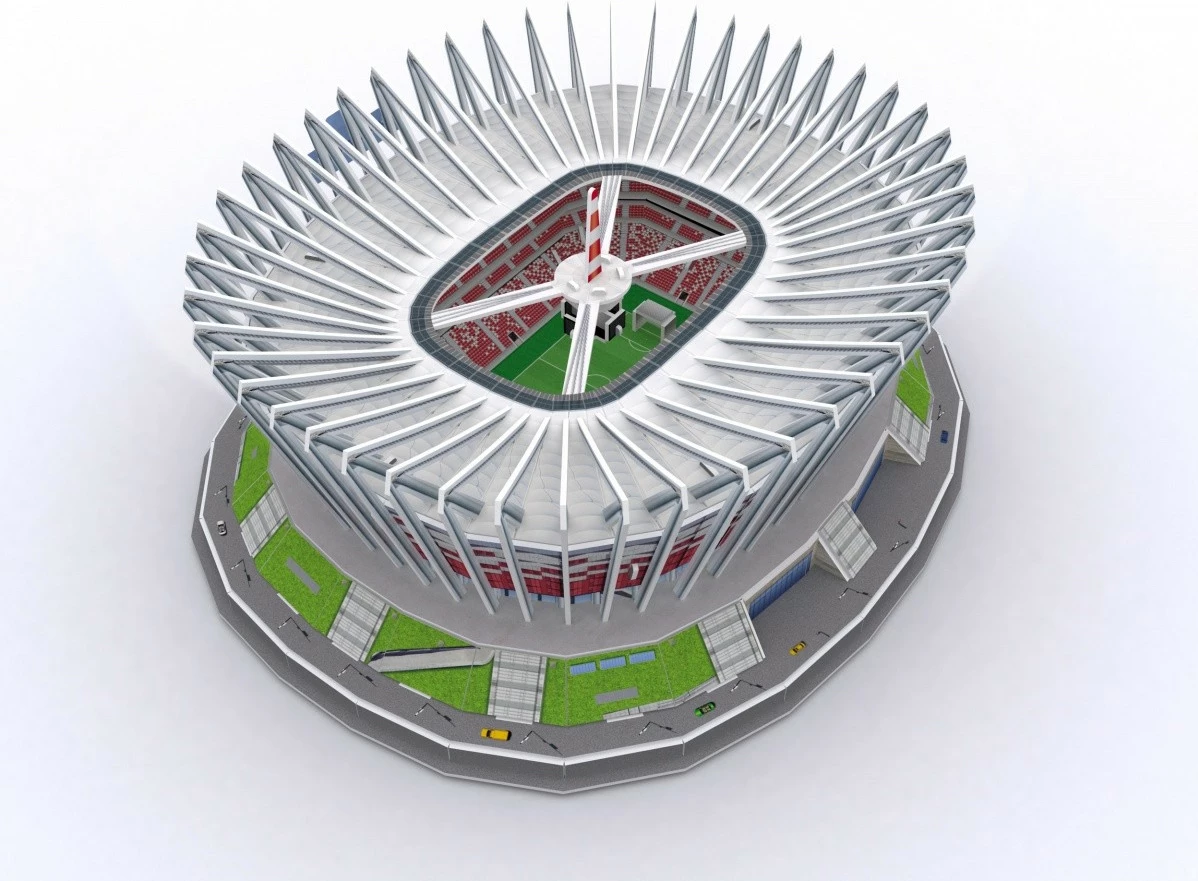 Puzzle 3D Cubic Fun PGE Narodowy Stadium, 105 pjesë