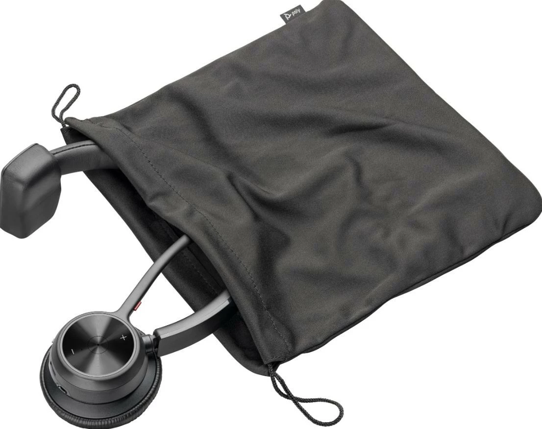 Kufje mono POLY Voyager 4310-MS-Teams me Bluetooth, USB-C, bazë karikimi, e zezë