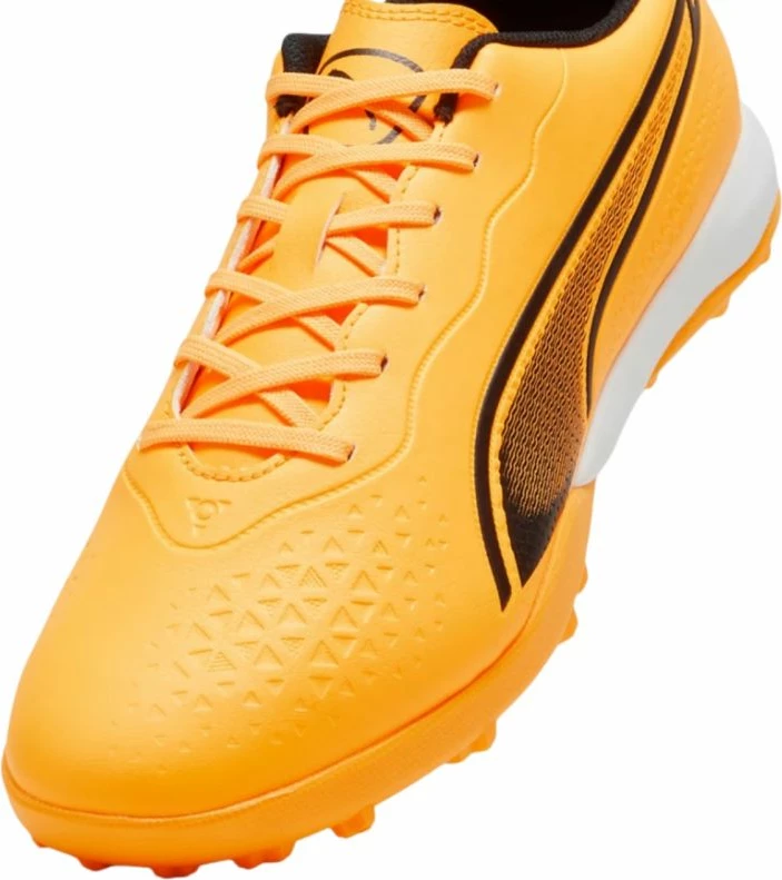 Atlete për futboll Puma King, për meshkuj, portokalli