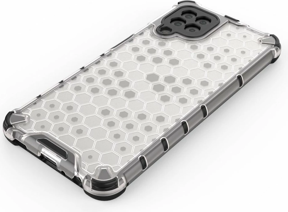 Mbështjellës Hurtel Honeycomb Case për Samsung Galaxy A22 4G, Kuq