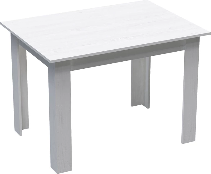 Set tavoline me karrige për ngrënie, 5 pjesë, Manka-Aurora I, e bardhë, 110x80x77cm