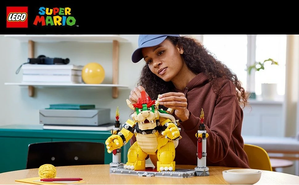 Set ndërtimi LEGO Super Mario The Mighty Bowser, 2807 copë, plastikë, shumëngjyrësh