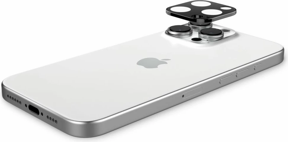Mbrojtës lentesh kamere Spigen Optik.TR (xham i temperuar 9H) për iPhone 14 Pro/14 Pro Max/15 Pro/15 Pro Max/16 Pro/16 Pro Max, zi, 2 copë